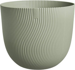 Elho Sereh Rond 60 - Grote Bloempot - 100% Gerecycled Plastic - Ø 59 x H 50.6 cm - Scandinavisch groen