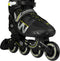 Nijdam Circle Rayzor - Inline Skates - Alu Frame - Zwart - Maat 43