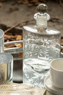 J-Line karaf Ovaal - glas - transparant