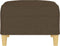 vidaXL - Voetenbank - 70x55x41 - cm - stof - bruin