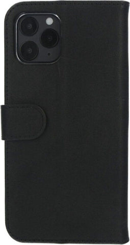 Valenta iPhone 12 - Book Case - Nubuck leer - Vintage Bruin