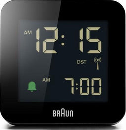Braun BC09B-DCF - Wekker - Digitaal - Radiogestuurde tijdsaanduiding - Zwart