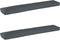 vidaXL - Ligbed - Kussens - voor - Banken - 2 - stuks - Antraciet - 200x40x8 - cm - Oxford - Stof