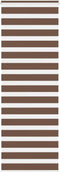 vidaXL - Zebra - rolgordijn - 70x230 - cm - stofbreedte - 65,9 - cm - polyester - bruin