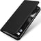 Dux Ducis Hoesje Met Pasjeshouder Geschikt voor Google Pixel 7 - Dux Ducis Slim Softcase Bookcase - Zwart