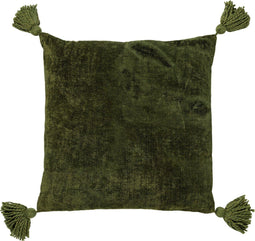 Dutch Decor NINO - Kussenhoes van katoen 45x45 cm Chive - groen - met rits