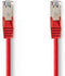 Nedis CAT5e Netwerkkabel - SF/UTP - RJ45 Male - RJ45 Male - 20.0 m - Rond - PVC - Rood - Polybag