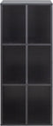 Lp platen opbergkast - opbergen lp vinyl platen - boekenkast - zwart