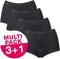 sloggi Basic+ - Dames Maxi slip - 4-pack - Lichtgrijs