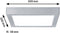 Paulmann Lunar - LED-paneel 300x300 mm 16W 1300lm 3000K Chroom mat