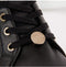 GUESS Faster2 - Hoge sneakers - Leer - Wedgehak 8 cm - Zwart - Maat 39