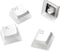 SteelSeries Prism CAPS - Toetskappen - PBT materiaal - Wit (2 stuks)