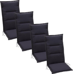 Summerset Club - 4-delige Tuinkussenset hoge rug - Indigo *4 halen = 1 betalen