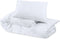 vidaXL - Dekbedovertrekset - 140x200 - cm - katoen - wit