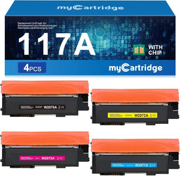 MyCartridge 117A - Toner Set - Hoge afdrukkwaliteit - Zwart/Cyaan/Magenta/Geel