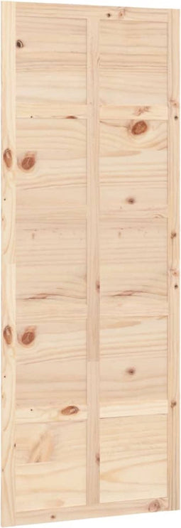 vidaXL - Schuifdeur - 80x1,8x214 - cm - massief - grenenhout - wit