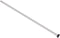 Beacon Down Rod Fanaway 91.4CM Geborsteld Chroom