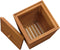 vidaXL - Wasmand - 30x30x45 - cm - massief - teakhout