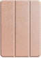 3-Vouw sleepcover hoes - Geschikt voor iPad Pro 12.9 inch (2021) - Rose Goud