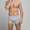JACK&JONES JACSUPER TWIST TRUNKS - 3-Pack boxershorts - Effen gemeleerd - Grijs licht blauw groen (3-pack)