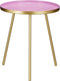 Mica Decorations Bijzettafel Tatum - 40x40x50 cm - Ijzer - Roze