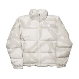 KAWS x The North Face Retro 1996 Nuptse Jacket - Maat US L (NL XL) - 100% gerecycled nylon - Kleur Moonlight Ivory
