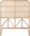 Hoofdbord DKD Home Decor Natuurlijk Bruin Multicolour Metaal Bamboe 30 x 40 cm 100 x 4 x 90 cm 102 x 4 x 127 cm