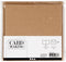 Creativ Company CC Kaarten en Enveloppen 15,2x15,2 cm Naturel 4 stuks.