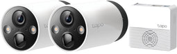 TP-Link Tapo C420S2 - Draadloze IP-camera set - 2.5K Ultra HD met nachtzicht - Voor binnen & buiten (2 stuks)