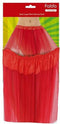 Dames verkleed rokje/tutu - tule stof met elastiek - rood - one size
