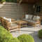 Exotan Loungeset Buiten - Bamboe - Bruin - 86x72x80