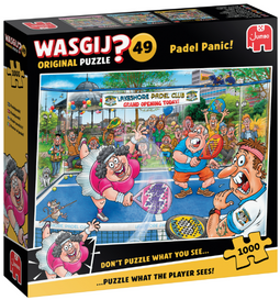 Wasgij Original 49 - Puzzel - Paniek op de padelbaan - (1000 st.)