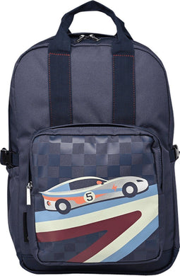 Caramel & Cie Rugzak Midden - Auto blauw