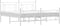 vidaXL - Bedframe - met - hoofd- - en - voeteneinde - metaal - wit - 180x200 - cm