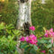 Customize it - Tuinschilderij bloemen bos 70x50cm