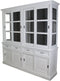 HSM Collection Buffetkast Provence - 220 cm - wit/donkergrijs