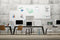 BOARD-UP frameless whiteboard - 50x75 cm LegaMaster