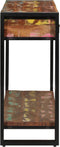 vidaXL - Console - Tafel - Kleurig - 120x33x75 - cm - Massief - Gerecycled - Hout