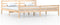 vidaXL - Bedframe - massief - hout - 180x200 - cm