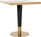 Richmond Interiors Bistro eettafel Osteria square 70x70 (Gold)