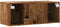 vidaXL - Tv-wandmeubel - 80x30x30 - cm - bewerkt - hout - oud - houtkleurig