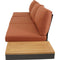 Barbados - Lounge-Set - 3-zits 245x71x70cm met ligfunctie - Aluminium antraciet