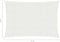 vidaXL - Zonnezeil - 160 - g/m² - 3x4 - m - HDPE - wit
