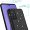 iMoshion Hoesje Geschikt voor Samsung Galaxy A71 Hoesje Siliconen - iMoshion Design hoesje - Zwart / Meerkleurig / Goud / Stars Gold