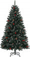 vidaXL - Kunstkerstboom - met - 300 - LED's - 180 - cm