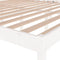 vidaXL - Seniorenbed - massief - grenenhout - wit - 200x200 - cm