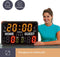Perel Digitaal scorebord, multisport, met multifunctionele sporttimer, gebruik binnen en buiten, tafelmodel, vrijstaand gebruik of op houder, 40.5 x 62 cm