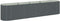 vidaXL - Plantenbak - verhoogd - 400x80x81 - cm - gegalvaniseerd - staal - grijs