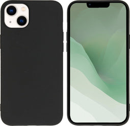 iMoshion Hoesje Geschikt voor iPhone 14 Plus Hoesje Siliconen - iMoshion Color Backcover - Zwart