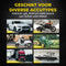 Madine DP150 - Professionele Acculader - 12/24V 4/6/8A - LCD-scherm - Reparatiemodus - Compact Design